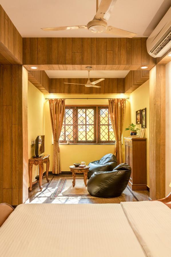 Casa Amarela - Lux Portuguese 4BHK in North Goa Villa Porvorim Bagian luar foto